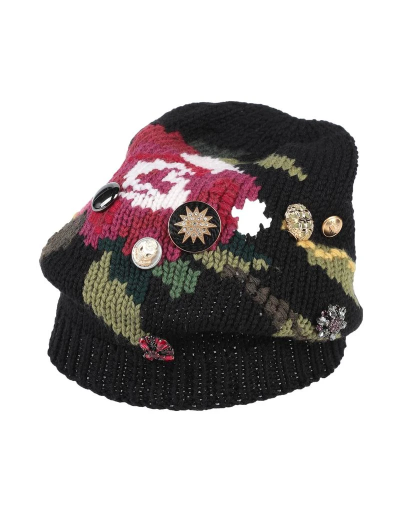 Dolce & Gabbana Brown Weasel Fur Womens Cashmere Hat Beanie display picture 2