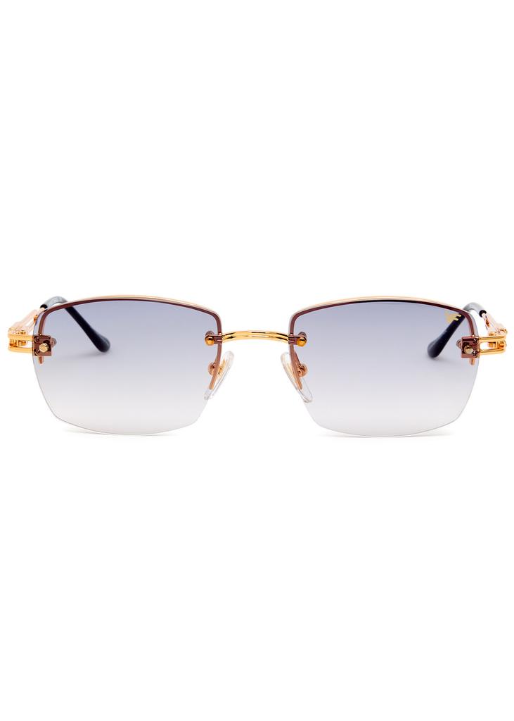 Vintage Frames Company L'Enfant Terrible Rimless rectangle sunglasses