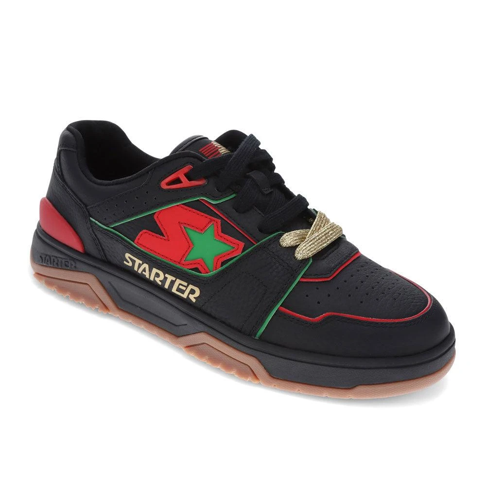 Starter Mens Fast Break Low Genuine Leather Casual Lace Up Sneaker Shoe 8