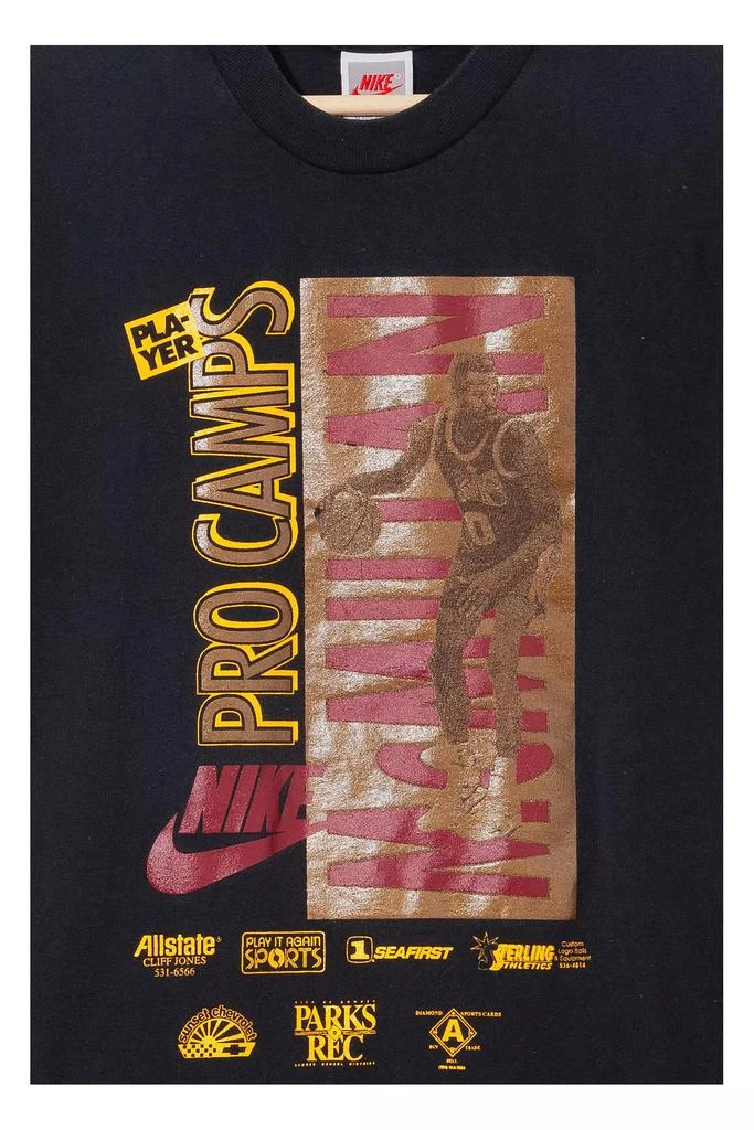 NIKE Vintage 1990s Nike Nate McMillan Signed Sonics Player Graphic T-Shirt 2