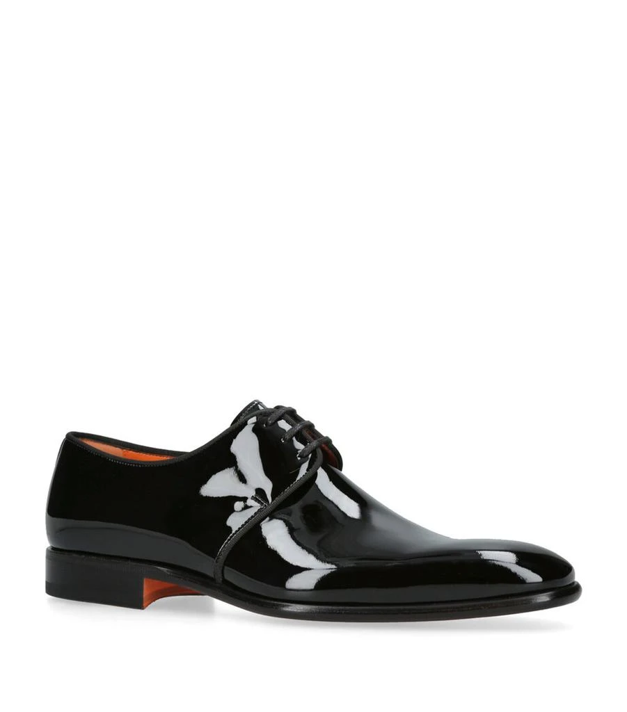 Santoni Patent Leather Moor Oxford Shoes 3