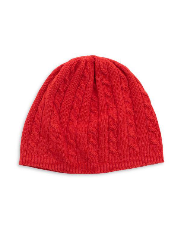 Portolano Cable-Knit Cashmere Beanie