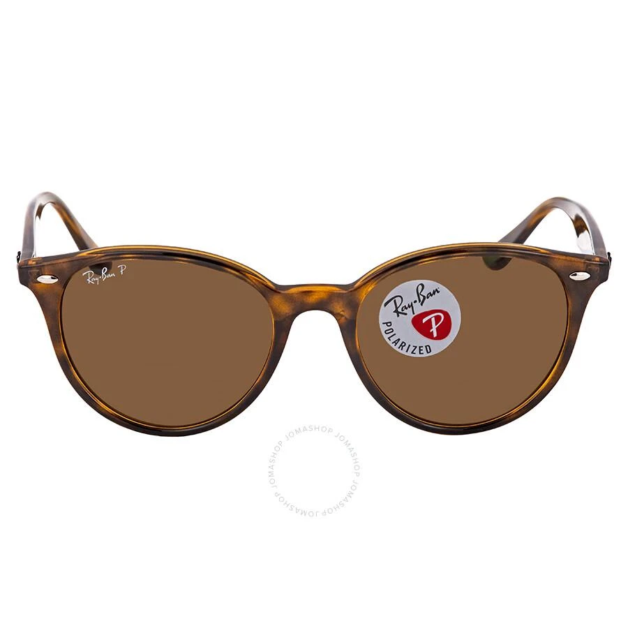 Ray-Ban Polarized Brown Classic B-15 Round Sunglasses RB4305 710/83 53 1