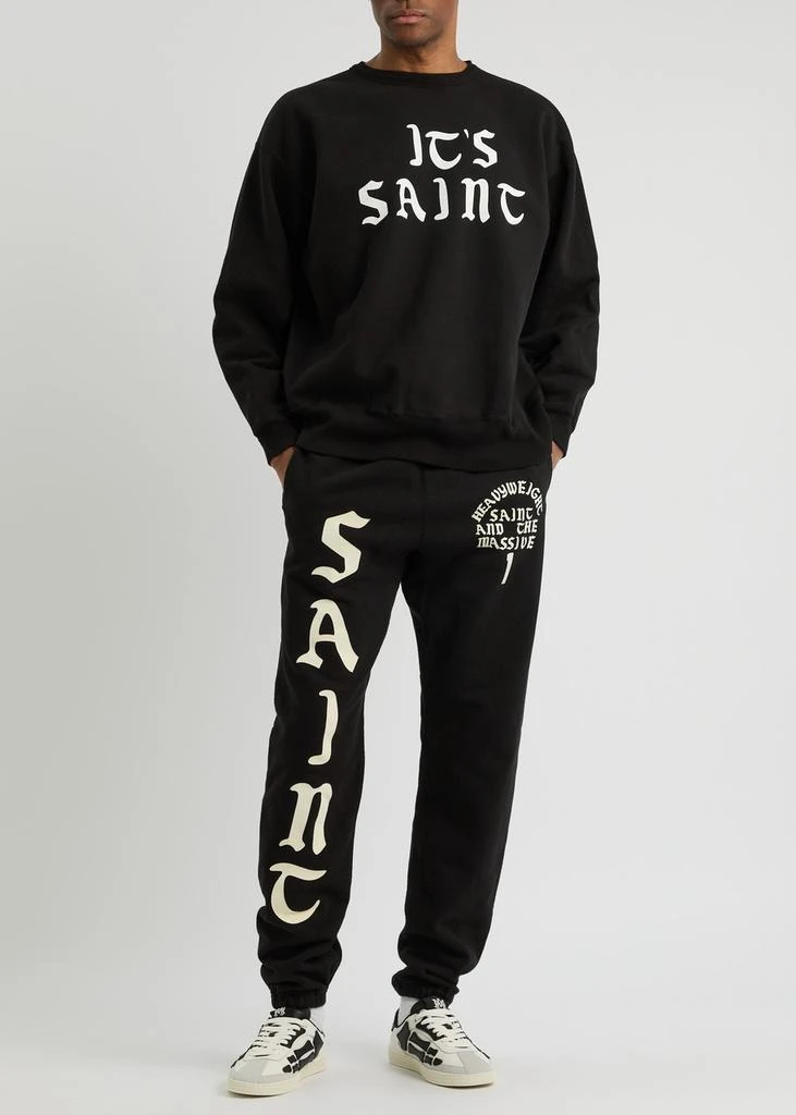 SAINT MXXXXXX It's Saint printed cotton sweatpants 4