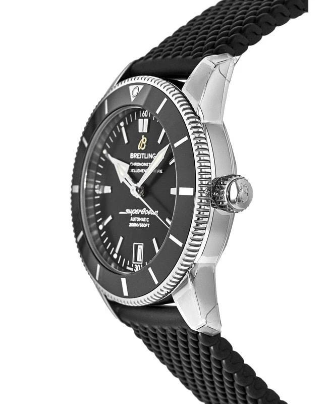 BREITLING Breitling Superocean Heritage Automatic 46 Black Dial Ceramic Bezel Rubber Strap Men's Watch AB2020121B1S1 3