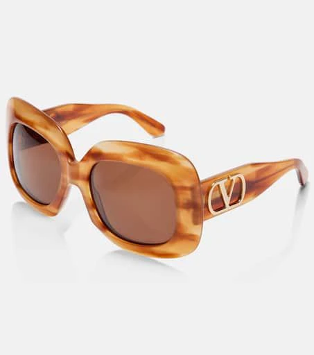 Valentino VLogo square sunglasses 4