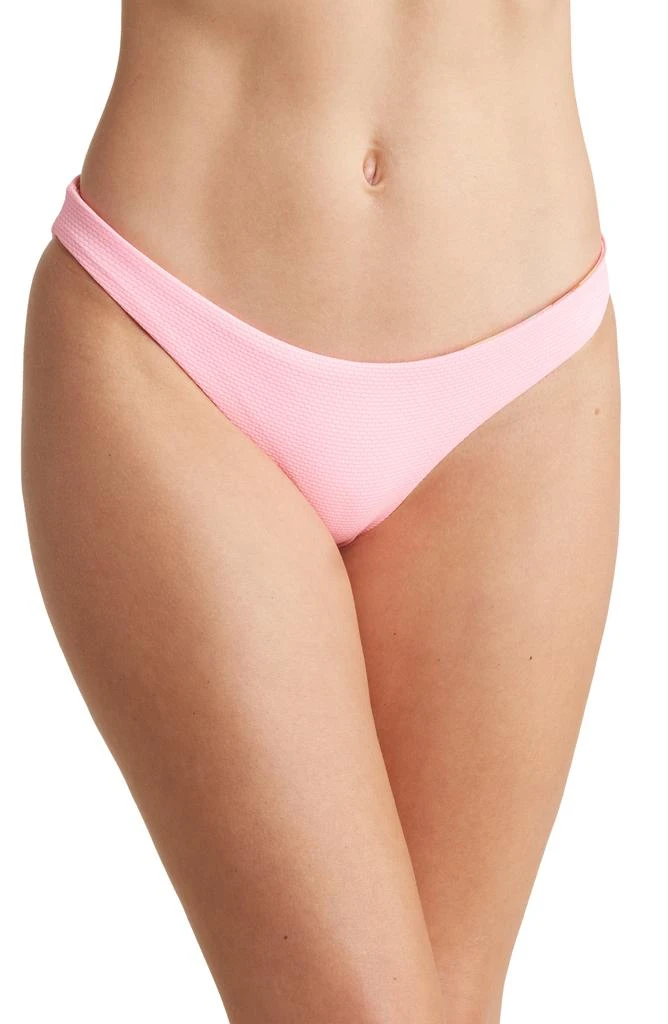 Maaji Powder Pink Flirt Reversible Bikini Bottoms 1