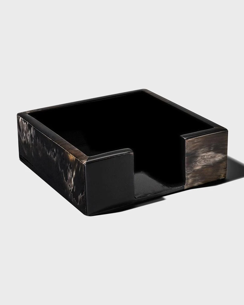 LADORADA Horn Veneer Small Cocktail Napkin Holder 1