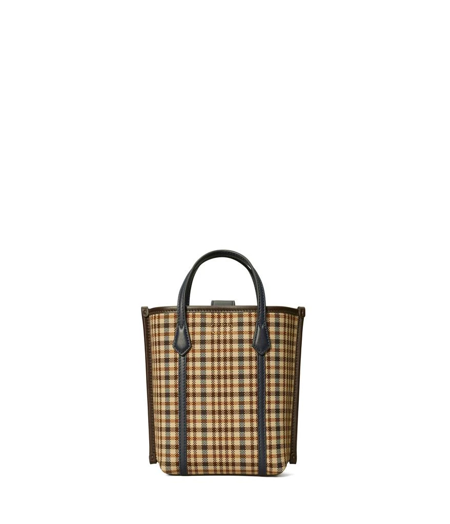 Tory Burch Perry Plaid Mini N/S Tote 2