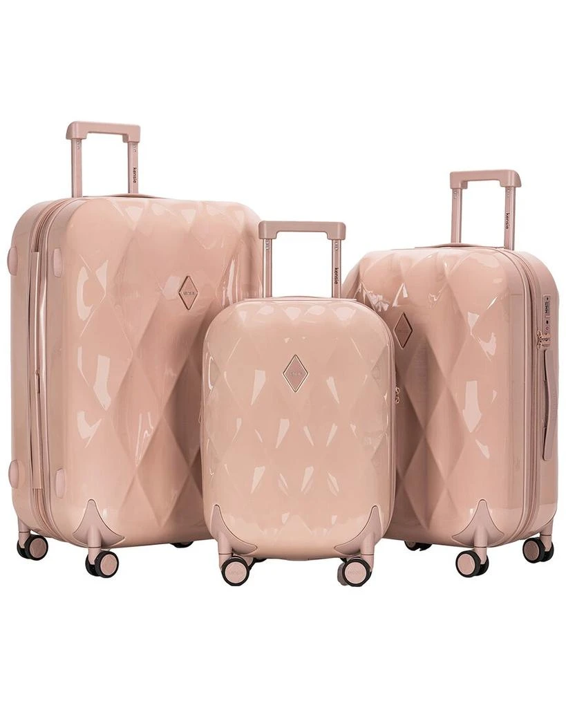 Kensie Kensie Chic 3pc Expandable Luggage Set 1