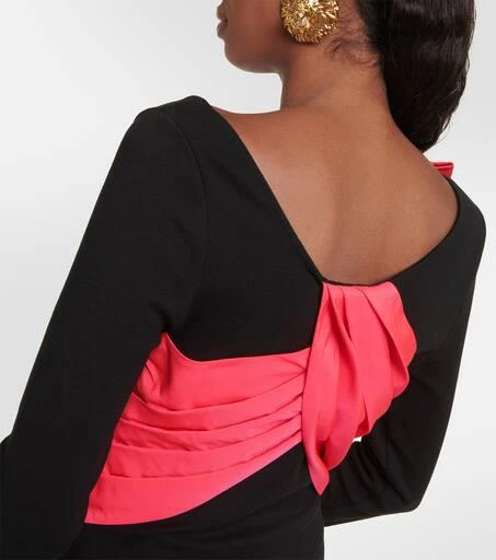 Balmain Bow-detailed jersey top 6