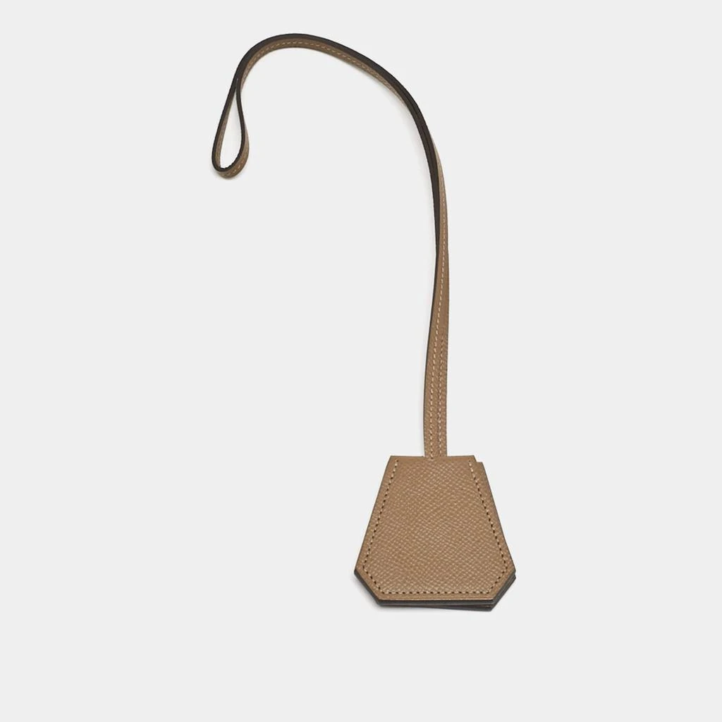 Hermes Hermes Marron Alezan Epsom Leather Capucine Hat Clip 2