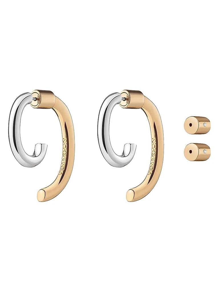 Demarson Luna Two-Tone Convertible Earrings 1