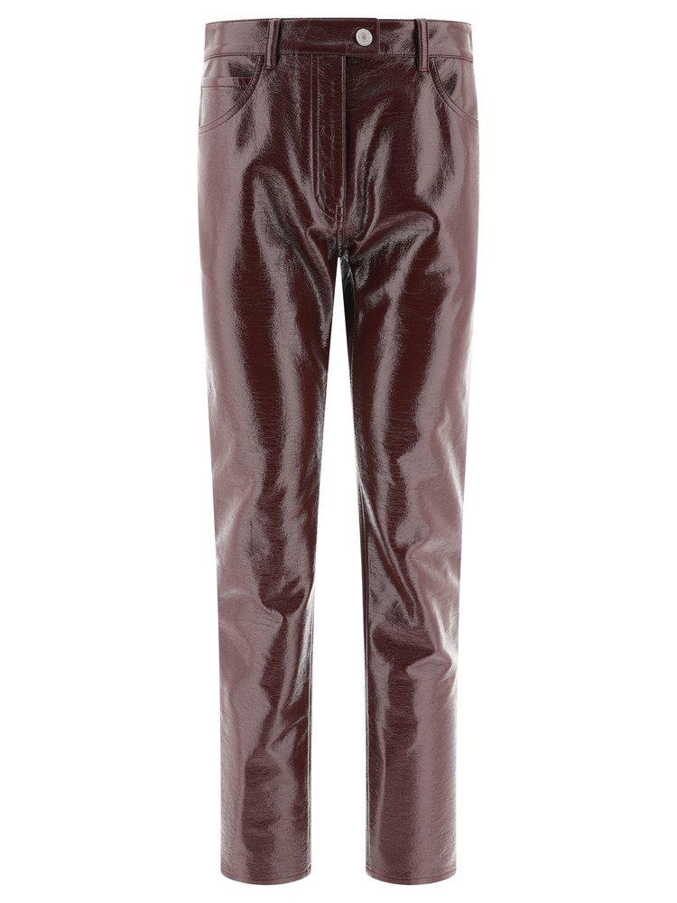 Courrèges Courrèges 5 Pockets Vinyl Effect Pants