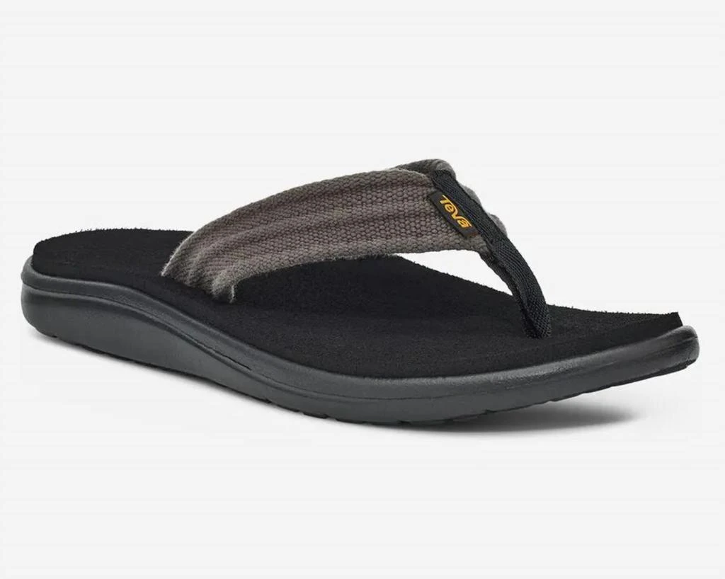 Teva Men's Voya Canvas Flip Sandal In Drizzle 1