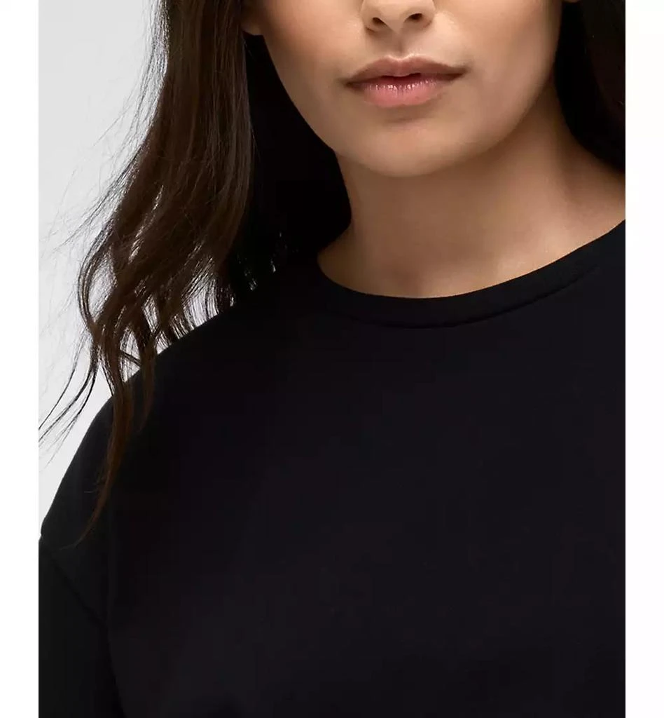 Kenneth Cole Women's Heavyweight Cotton Jersey Logo T-shirt 4