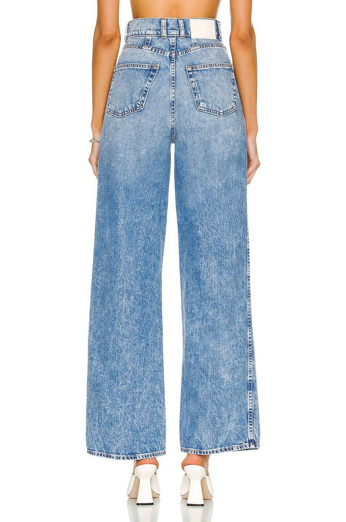 GRLFRND Grlfrnd - morgan pleated high rise wide leg jeans