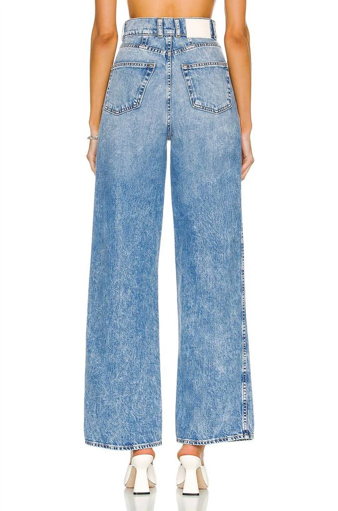 GRLFRND Grlfrnd - morgan pleated high rise wide leg jeans 2