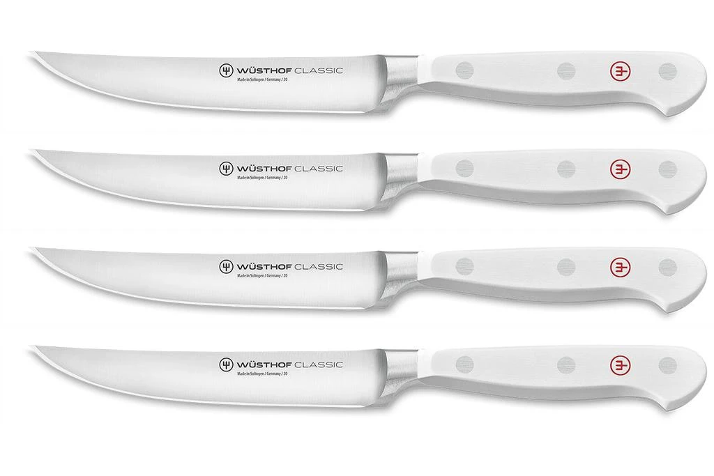 Wusthof Classic White Four Piece Steak Set 1