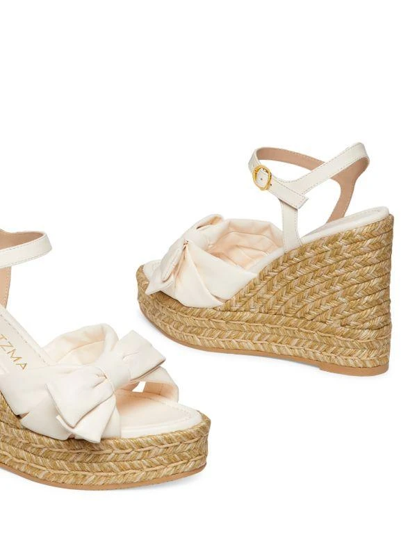 Stuart Weitzman Sofia 95MM Espadrille Wedge Sandals 4