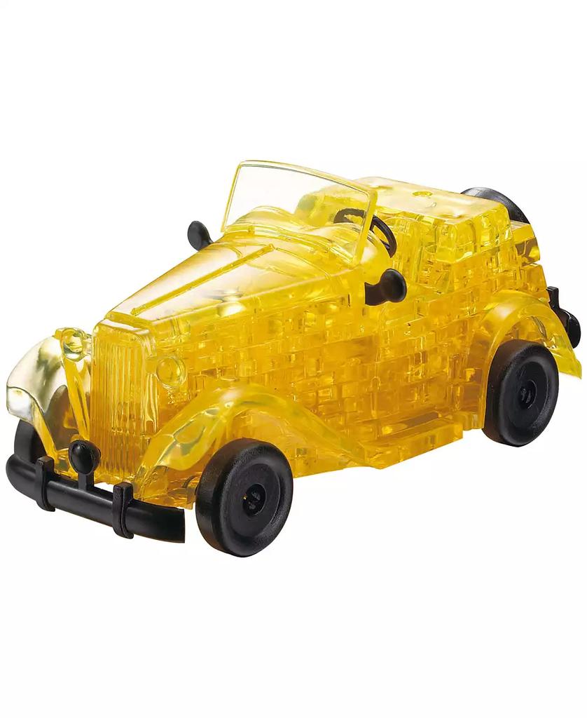 AreYouGame 3D Crystal Puzzle - Classic Car Yellow - 53 Piece