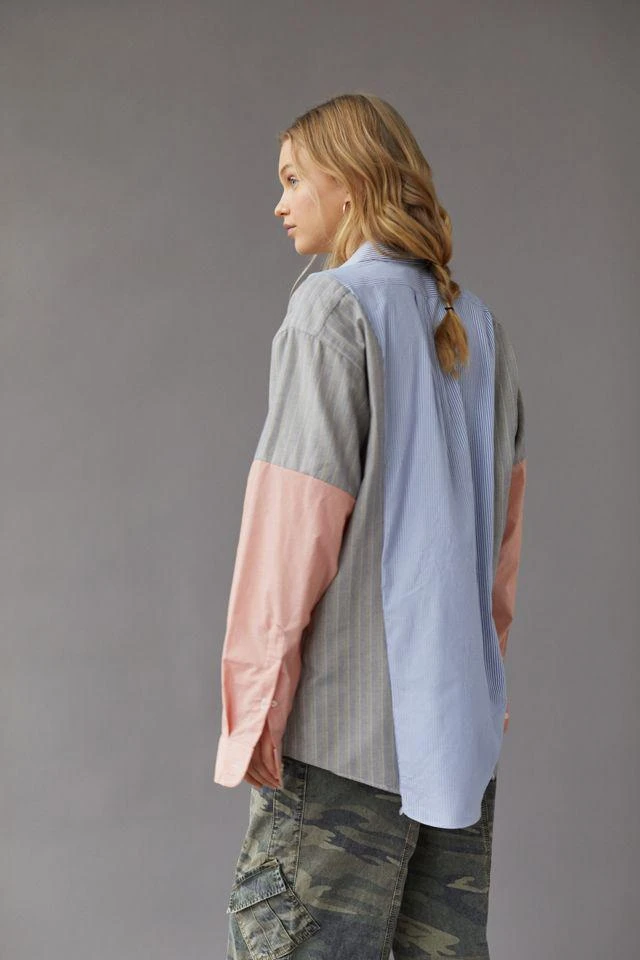 Urban Renewal Urban Renewal Remade Pieced Long Sleeve Shirt 4