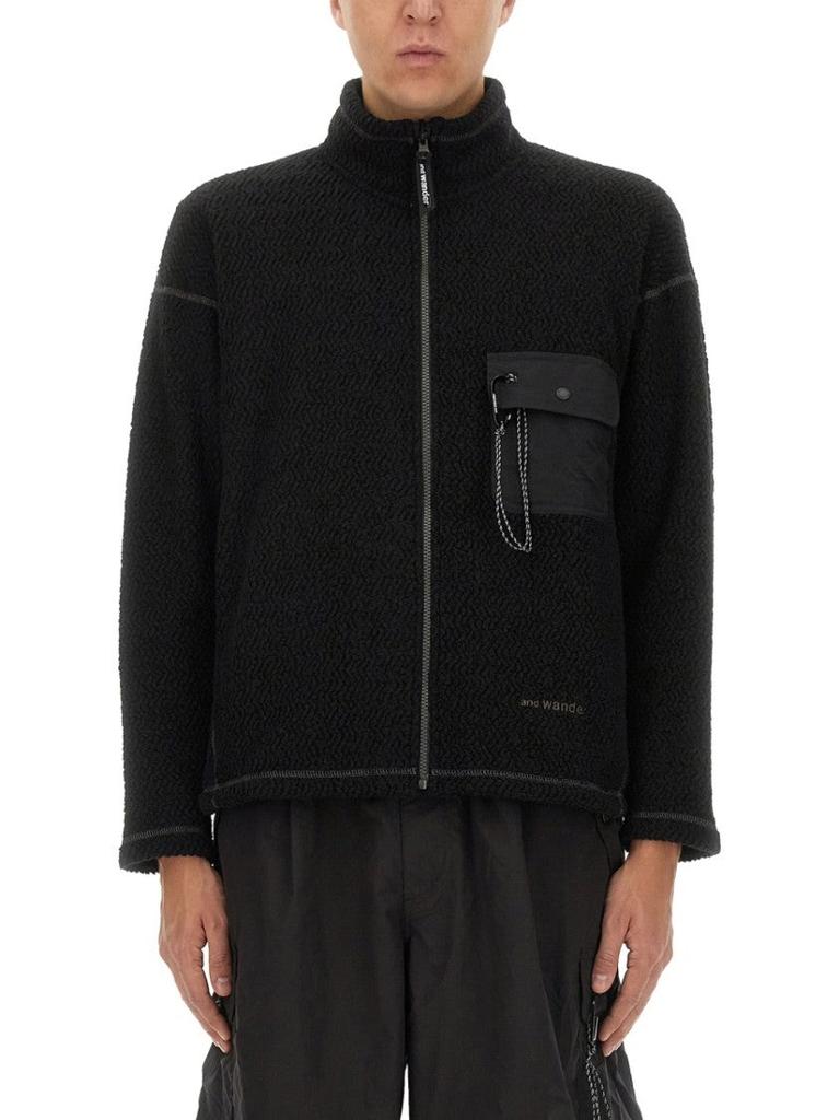 Maison Kitsune × and wander trak hoodie And Wander x Maison Kitsune Trak Hoodie Navy | eBay