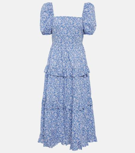 Ralph Lauren Floral off-shoulder cotton maxi dress 1