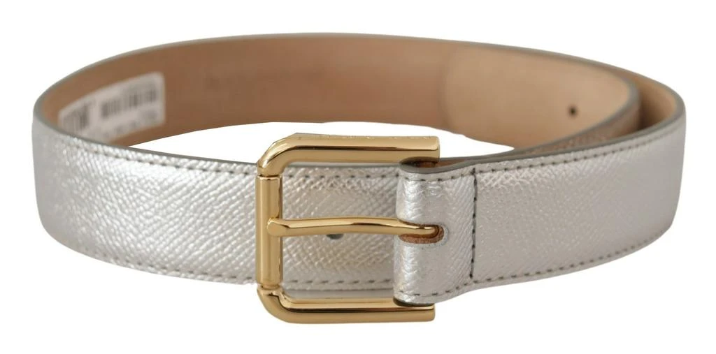 Dolce
Gabbana Leather gold Tone Logo Metal Waist Buckle Women
s Belt