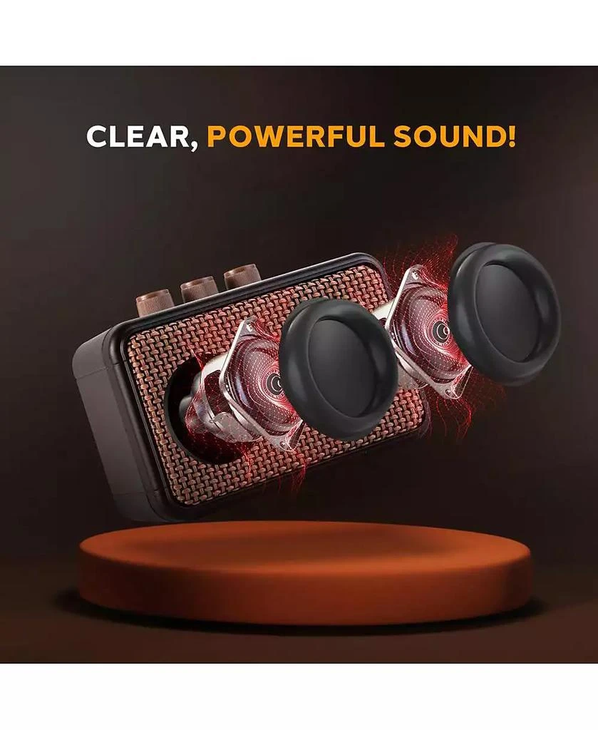 Pyle 5W Portable Mini Electric Guitar Amplifier for Desktop Practice 2