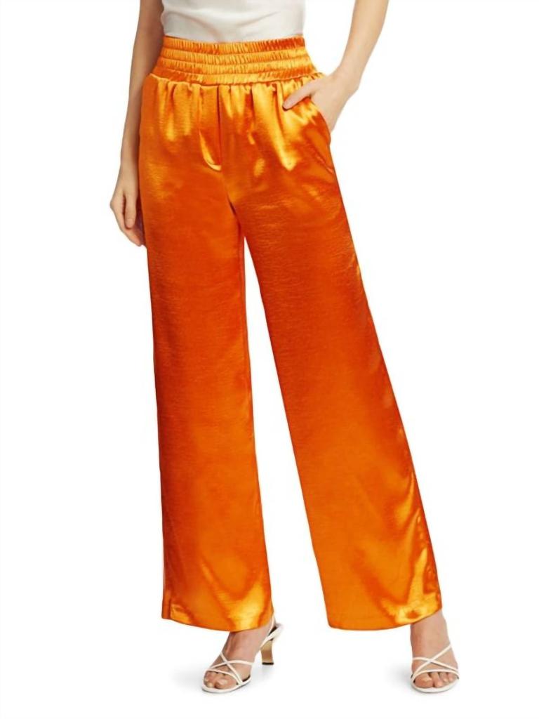 Cinq a Sept Kylie Pant In Citrus Orange