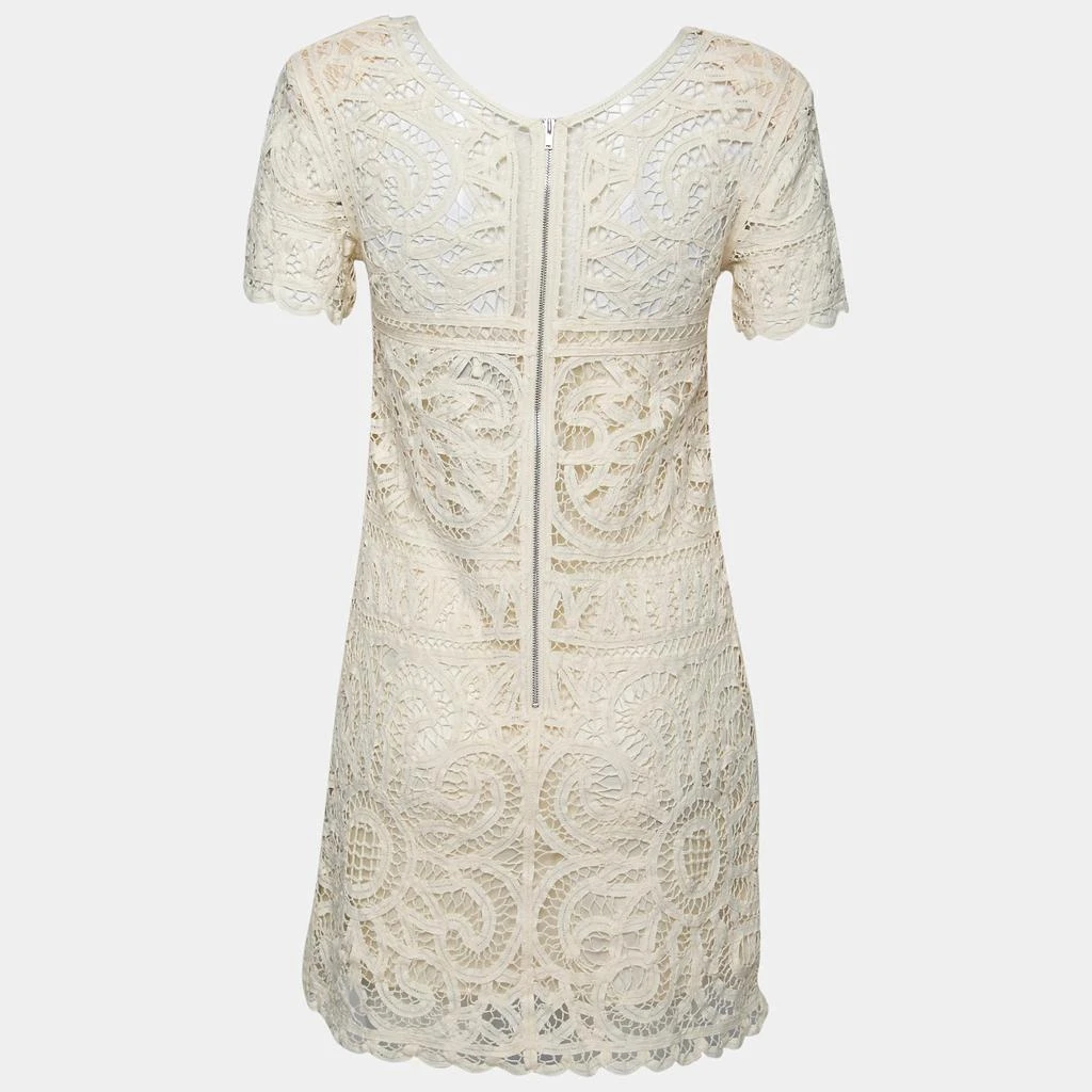 Sea Sea Cream Battenburg Lace Shift Dress XS 2