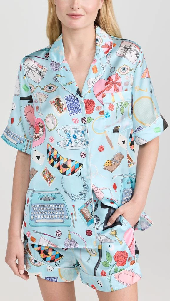 Karen Mabon Agatha Christie Murder Mystery Short Sleeve PJ Set 1