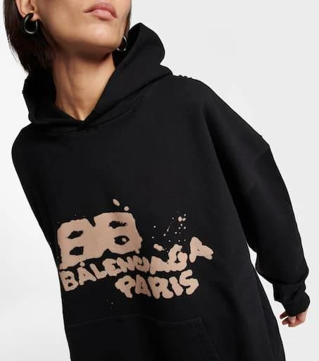 Balenciaga Oversized cotton hoodie 4