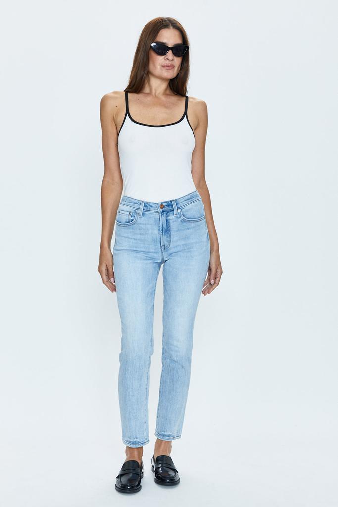 Pistola Denim Madi High Rise Slim - Infinite Distressed