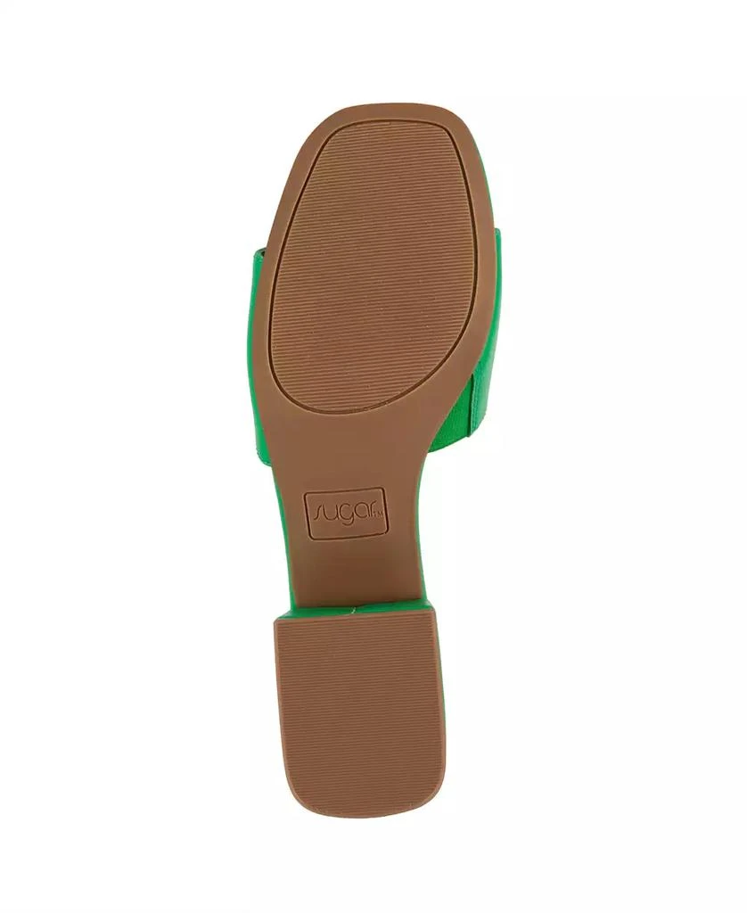Sugar Women's Uniform 3 Slip-On Block Heel Sandals 5