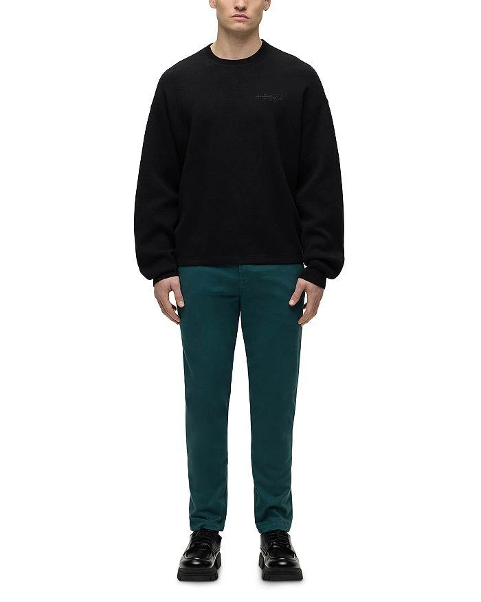 Hudson Classic Slim Straight Fit Chinos in Deep Teal 3