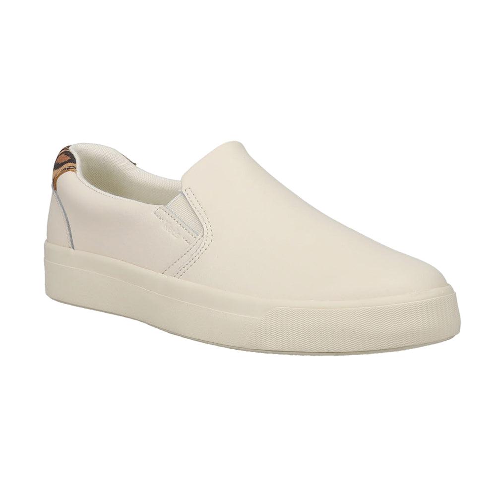 Keds white leather slip on online