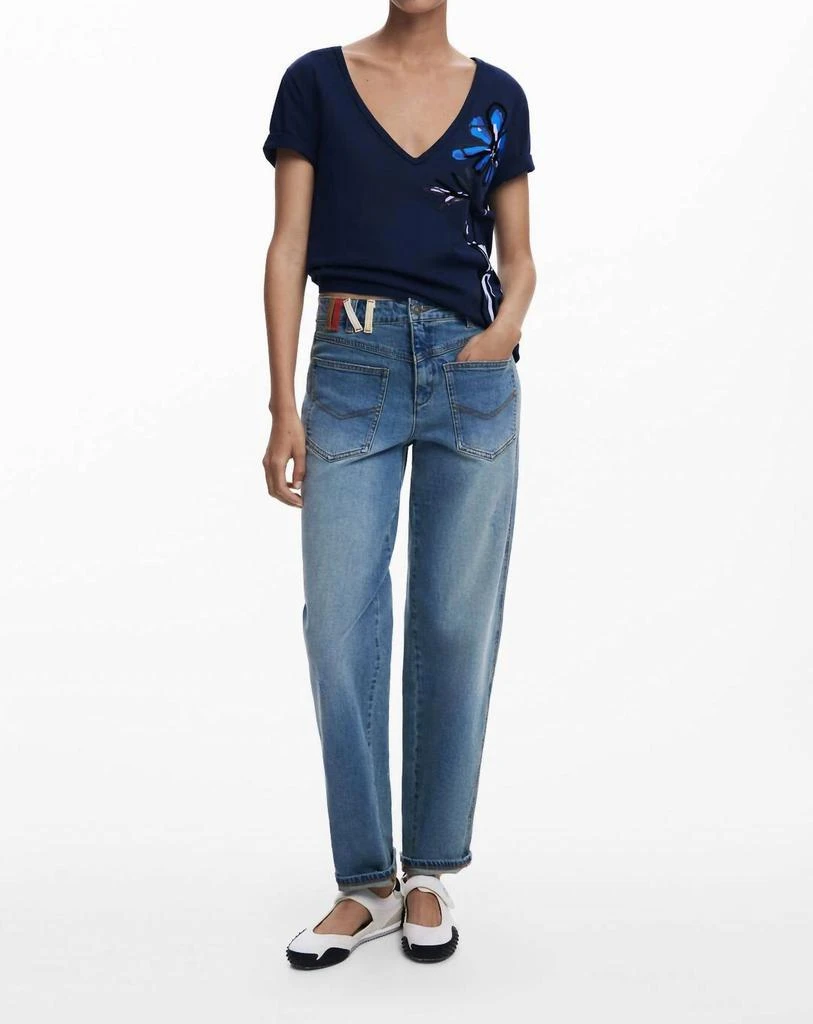 Desigual Desigual - VASE V-NECK T-SHIRT 2