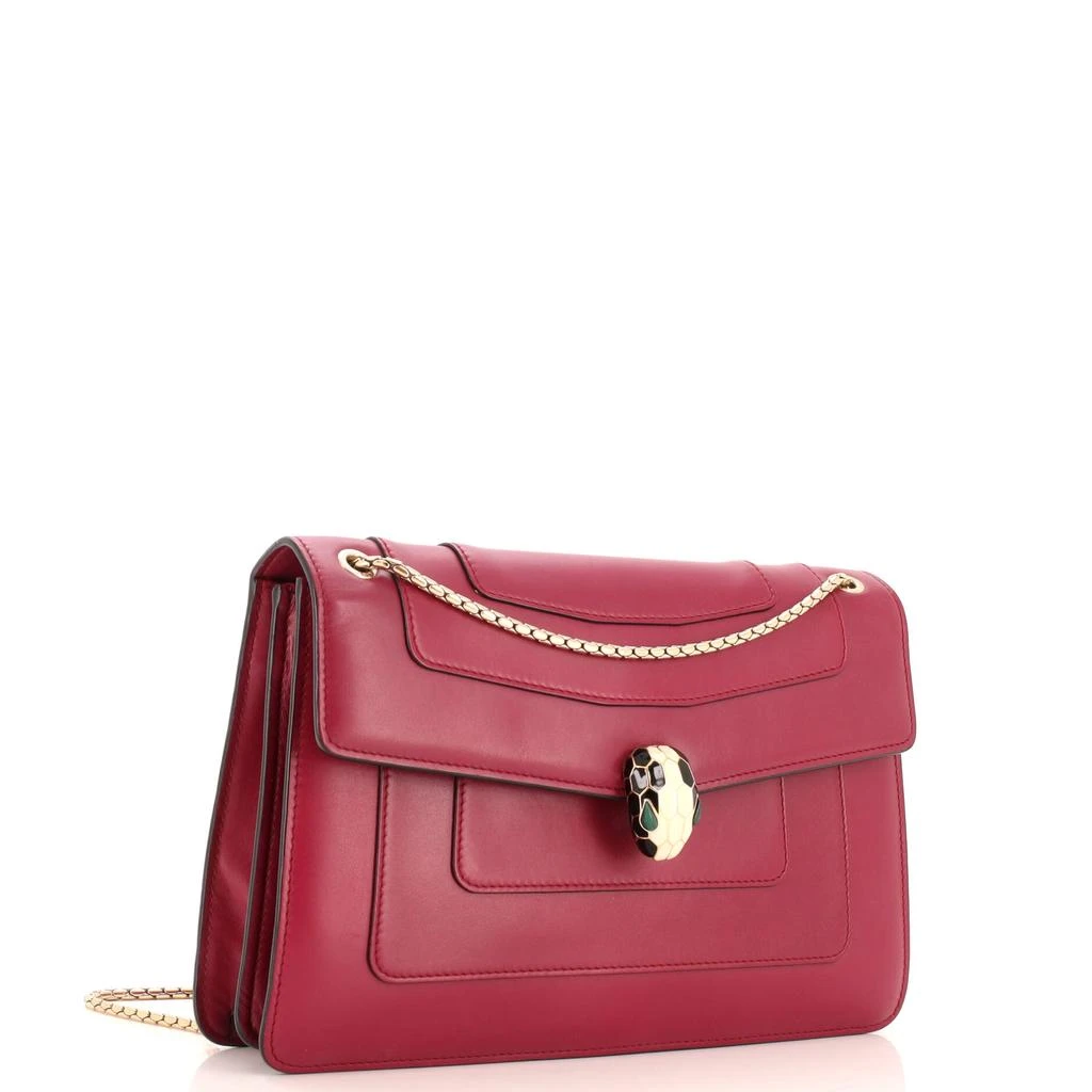 BVLGARI Serpenti Forever Shoulder Bag Leather Medium 2