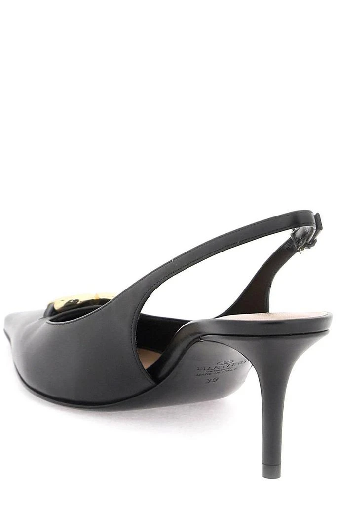 Valentino Valentino VLogo Signature Pointed Toe Slingback Pumps 3