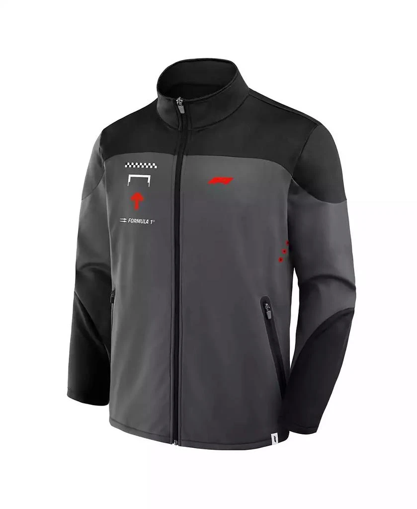 Formula 1 Men's Gray/Black Tech Full-Zip Jacket 3