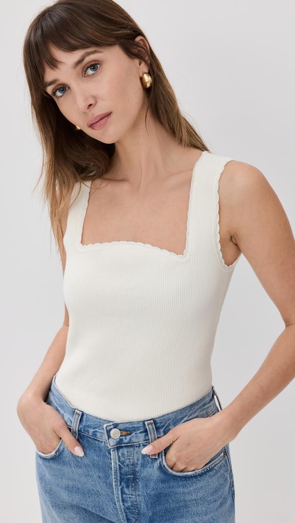 Reformation Nalini Cotton Sweater Tank