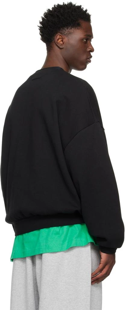 Fear of God ESSENTIALS Black Crewneck Sweatshirt 3