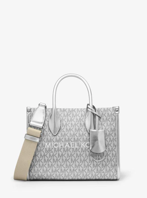 Michael Kors Mirella Small Metallic Signature Logo Crossbody Bag 1