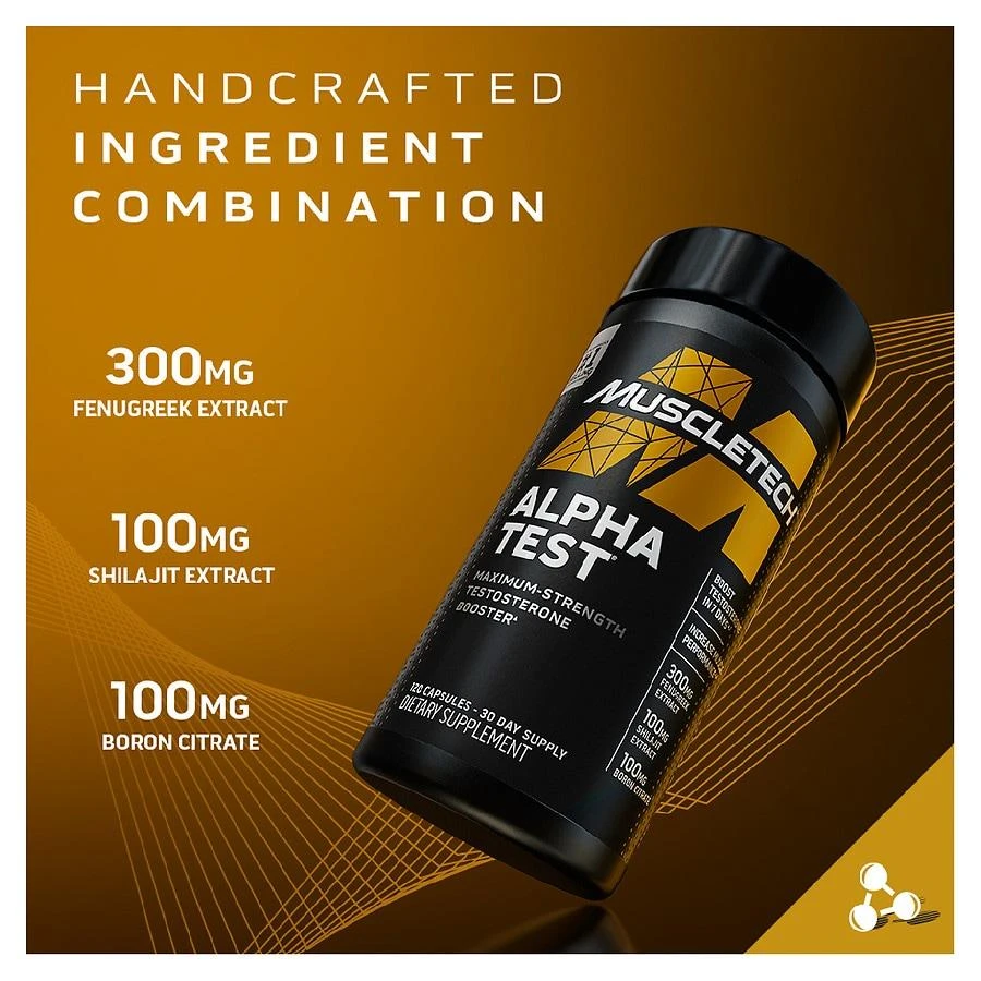 MuscleTech AlphaTest ATP & Testosterone Booster for Men 6