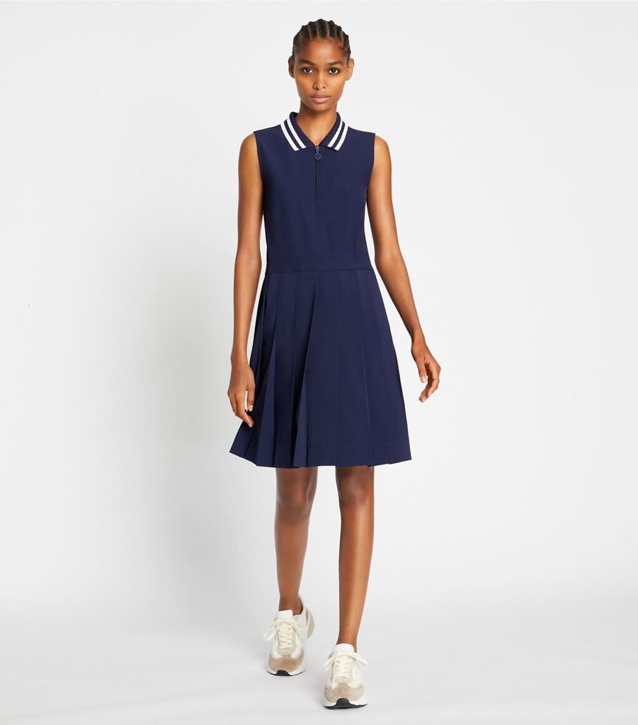 Shop Performance Pleated Collar Golf Dress on Sale at