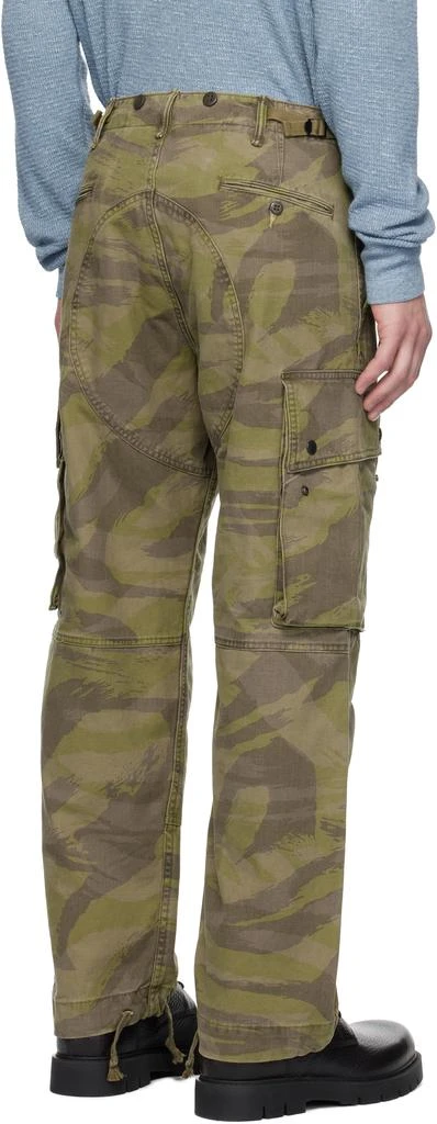 RRL Khaki Camo Twill Cargo Pants 3