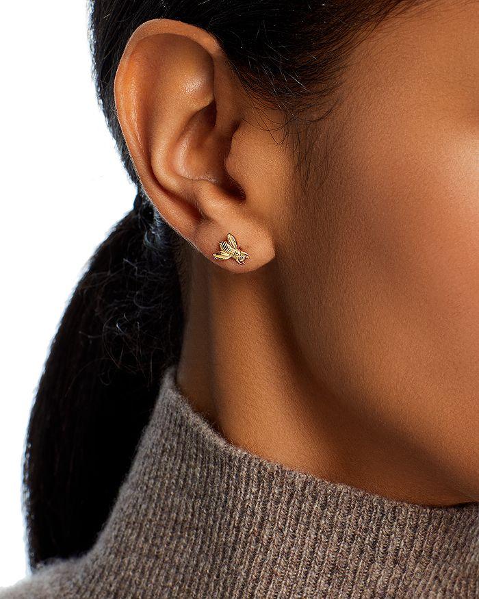 Bloomingdale's Bumble Bee Stud Earrings in 14K Yellow Gold