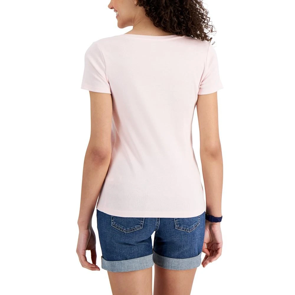 Tommy Hilfiger Women's V-Neck T-Shirt, Created for Macy's 2